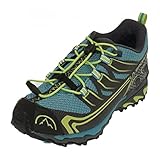 LA SPORTIVA Kids Falkon Low GTX II Blau, Kinder Gore-Tex Laufschuh, Größe EU 39 - Farbe Topaz - Lime G