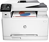 HP Color LaserJet Pro M277dw Farblaserdrucker Multifunktionsgerät (Drucker, Scanner, Kopierer, Fax, WLAN, LAN, Duplex, HP ePrint, Airprint USB, 600 x 600 dpi) weiß