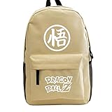 WANHONGYUE Dragon Ball Cosplay Anime Casual Daypack Rucksack Tagesausflug Reisetasche Beig