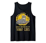 Leicht von Tabby Cats Lover abzulenken Tank Top