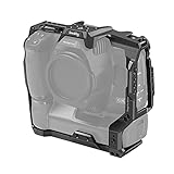 SMALLRIG Full Cage geeignet für BMPCC 6K Pro mit befestigtem Batteriegriff, Käfig kommt mit AR-RI Positionierungslöchern, NATO Rail und Cold Shoe Mount - 3382