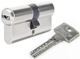 ABUS Bravus.2000 Doppelzylinder 35/45 inkl. 5 Schlüssel - Wendeschlüssel-Sicherheitszylinder - Sicherungskarte - Patentschutz bis 2030