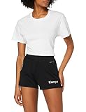 Kempa Damen Curve Shorts, schwarz/Weiß, S