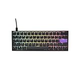 Ducky One 2 Mini-Gaming-Tastatur, MX-Blue, RGB-LED, Schwarz (us) Schw