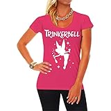 Frauen und Damen T-Shirt Trinkerbell Größe XS - 5XL