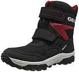 Geox Junior Boy J HIMALAYA BOY B WPF ANKLE BOOTS BLACK/RED_36 EU