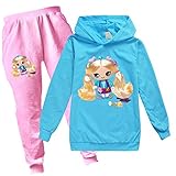 Mädchen Trinity and Beyond Hoodies Anzug Outdoor Sport Sweatshirt Unisex Kinder Kleidung Oberbekleidung Gr. 150 cm, hellb