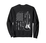Vintage Gitarre Camouflage USA Amerikanische Flagge Gitarristen Geschenk Sw