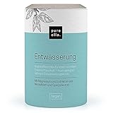 PURE ELLA ENTWÄSSERUNG, Vitalstoffkomplex für den Elektrolythaushalt, auch für Entwässerungskuren, mit Magnesium, Jod und Brennnessel, unterstützt den Gewichtsverlust (60 Kapseln)