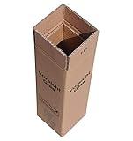 10 Versandkartons für 1 Flasche (Umkarton, Hülse, 1 Deckel), DHL- und UPS-geprü