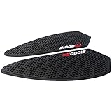 Tankpad Schutz Für B&MW S1000RR 2019 2020 2021 Motorrad Tankpad Aufkleber Schutz Aufkleber Traction Pads Tankschutz (Farbe : Schwarz)