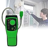 EnweKapu Gasmelder, Gaswarngerät Erdgas, Flüssiggas Melder mit Doppel Alarm für Ton und Licht, Einstellbare Empfindlichkeit, Flexible Sonde, Schnelle Antwort, für Brennbare G