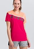 ERIMA Damen T-shirt 5-C T-Shirt, love rose/peach/weiß, 36, 1081921