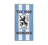 TSV 1860 München Duschtuch Handtuch Stripes 70 x 140