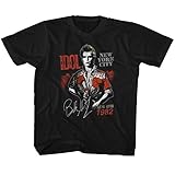 Billy Idol - Unisex-Baby Aug '82 T-Shirt, 2T, Black