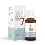 PFLÜGER Schüßler Salze Nr. 7 Magnesium phosphoricum D12 - 15g Globuli - Das Salz der Muskeln und Nerven - lak