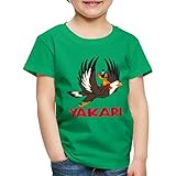 Spreadshirt Yakari Indianer Fliegt Auf Großer Adler Kinder Premium T-Shirt, 134-140, Kelly G