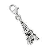 Sterling Silber Eiffelturm Charm zum Anklip