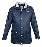 MADSea Herren Regenjacke Friesennerz Dunkelblau, Farbe:Navy, Größe:XL