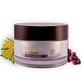 LAVOLTA natürliche Traubencreme Sleeping Gesichts-Creme, regenerierende Anti-Aging-Nachtcreme mit Resveratrol, Sheabutter, Vitamin E & Hyaluronsäure 100ml – vegan ohne Z