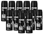 AXE Bodyspray Black im 12er Set, Deo ohne Aluminium 12x 150ml Deodorant Deospray Body Spray for Men Männer Herren Männerdeo (12 Produkte)
