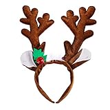 FOMIYES Rentier Deko Geweih Weihnachten Party Favors Haarreifen Kopfschmuck Zubehör für Mädchen 1 Stück