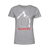 Art T-shirt, T-Shirt Zlatan Ibrahimovic, für Damen, freddie-ts-wom-gry-l, Grau, freddie-ts-wom-gry-l Larg