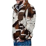 Bestyyo Herren Casual Pullover Kaschmir Pullover Turndown verdicken Langarm Pullover Bluse 2096y Outfit Kenn' da 'ne abkürzung Two Tone Honeycomb slimhemd -v 2-Pack kariert, 32286, türkis Moto neop