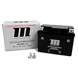 Wartungsfreie Motorroller Roller Batterie YTX4L-BS 5Ah kompatibel Yamaha Aprilia MBK Gilera Piaggio SYM Peugeot (Motoforce)