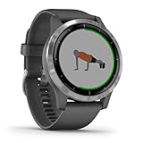 Garmin vívoactive 4 – wasserdichte GPS-Fitness-Smartwatch mit Trainingsplänen & animierten Übungen. Herzfrequenzmessung, 20 Sport-Apps, 8 Tage Akkulaufzeit, kontaktloses Bezahlen, Musikplay