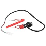 Motor-Stop-Kill-Schalter, Universal-Außenbordmotor Motor-Kill-Stop, mit 22 mm 7/8' Motorrad-Kill-Stop-Schalter Boots-Außenbordmotor für W/Lany