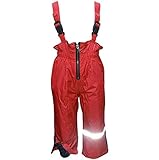 alles-meine.de GmbH Outburst - warme - Regenhose / Matschhose / Skihose / Latzhose - Größe 80 - verschweiße Nähte - 10.000 mm Wassersäule - Fleecefutter wasserundurchlässig