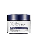 Mizon PLACENTA AMPOULE CREAM 50ml, Feuchtigkeitspeflege, 1500mg Plazentaextrakt, Koreanische Kosmetik