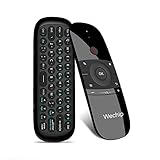 WeChip Universal Fernbedienung, 2,4 G drahtlos Air Mouse Remote mit Tastatur und Mausfunktion für Android TV Box, Windows TV Box, PC, Mac, Xiaomi mibox, HTPC, Laptop