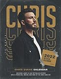Chris Evans calendar 2022: Chris Evans 2022-2023 Calendar planner - 18 months - movie tv series films Gifts boys girls kids and all F