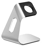 NICERIO Uhr Ständer Halter Ladestation für Apple Watch (Silber)
