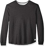 Quiksilver Herren Hakone Long Sleeve Knit Top Hemd, Dunkelgrau meliert, XX-Larg