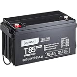 Accurat 12V 85Ah Carbon AGM Blei-Kohlenstoff-Akku zyklenfeste Versorgungsbatterie Traction T85 wartung