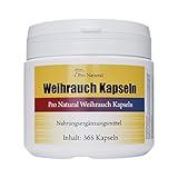 Weihrauch Kapseln hochdosiert 450mg - 365 Kapseln (vegetarisch), Boswellia von Pro N