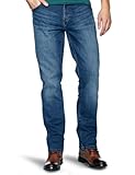 Wrangler Texas Stretch W1213339E Men'Straight Jeans Gr. 44W/34L, Blau - Burnt B