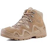 Yytcsjz Outdoor-Wanderschuhe für Herren, Trekkingschuhe für Damen, rutschfeste Kletterschuhe zum Schnüren, Laufschuhe Sportberg, Trekkingschuhe (Color : Sand Color Middle Gang, Size : 44 EU)