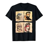 Renaissance Ninja Artists Poster Style Pop Art T-S