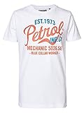 T-Shirt Petrol Aufdruck
