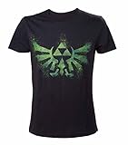 Nintendo T-Shirt -S- Grünes Zelda Logo, schw