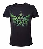 Nintendo T-Shirt -S- Grünes Zelda Logo, schw