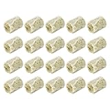 Cabilock Steinwolle Starter Stecker 40PCS Landwirtschaft Steinwolle Cubes Soilless Kultur Zylindrischen Hydrokultur Anbau Steck