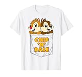 Disney Chip 'N Dale Faux Pocket T-S