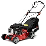 GartenXL 16R-127-M3 Benzin Rasenmäher Selbstantrieb Motormäher 40cm Benzinmäher mit Radantrieb für Mähen Sammeln Mulchen Inkl Q-clean Reinigungssy