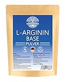 L-Arginin Base Pulver 500g - EINFÜHRUNGSPREIS - Vegan - Made in Germany - ohne Zusätze - Laborgeprü