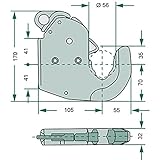 Wallentin & Partner 2X Unterlenker Fanghaken Kat. 2 s Schnellkuppler bis 66 KW / 90 PS